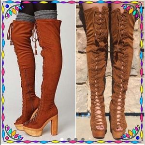 Jeffrey campbell Devandra Platform bohemian boots